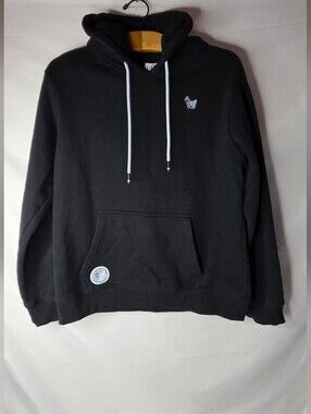 Goat USA | Men's Kangaroo Hoodie Size Medium Black OG Hooded Sweatshirt
